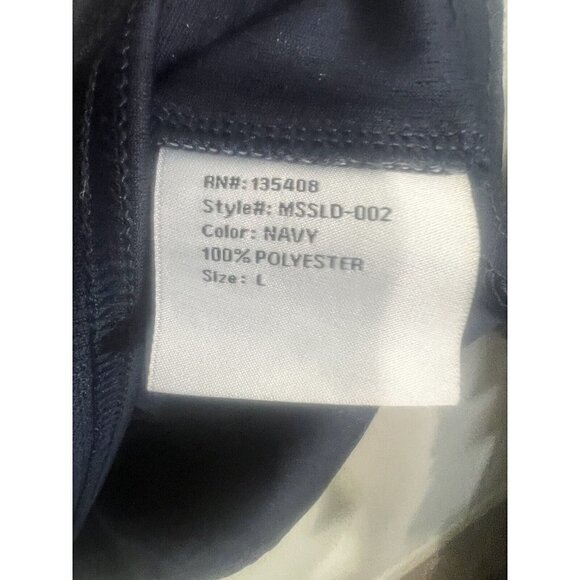 Men’s Real Ranch Work Shirt Size Large Navy Blue - Picture 4 of 6